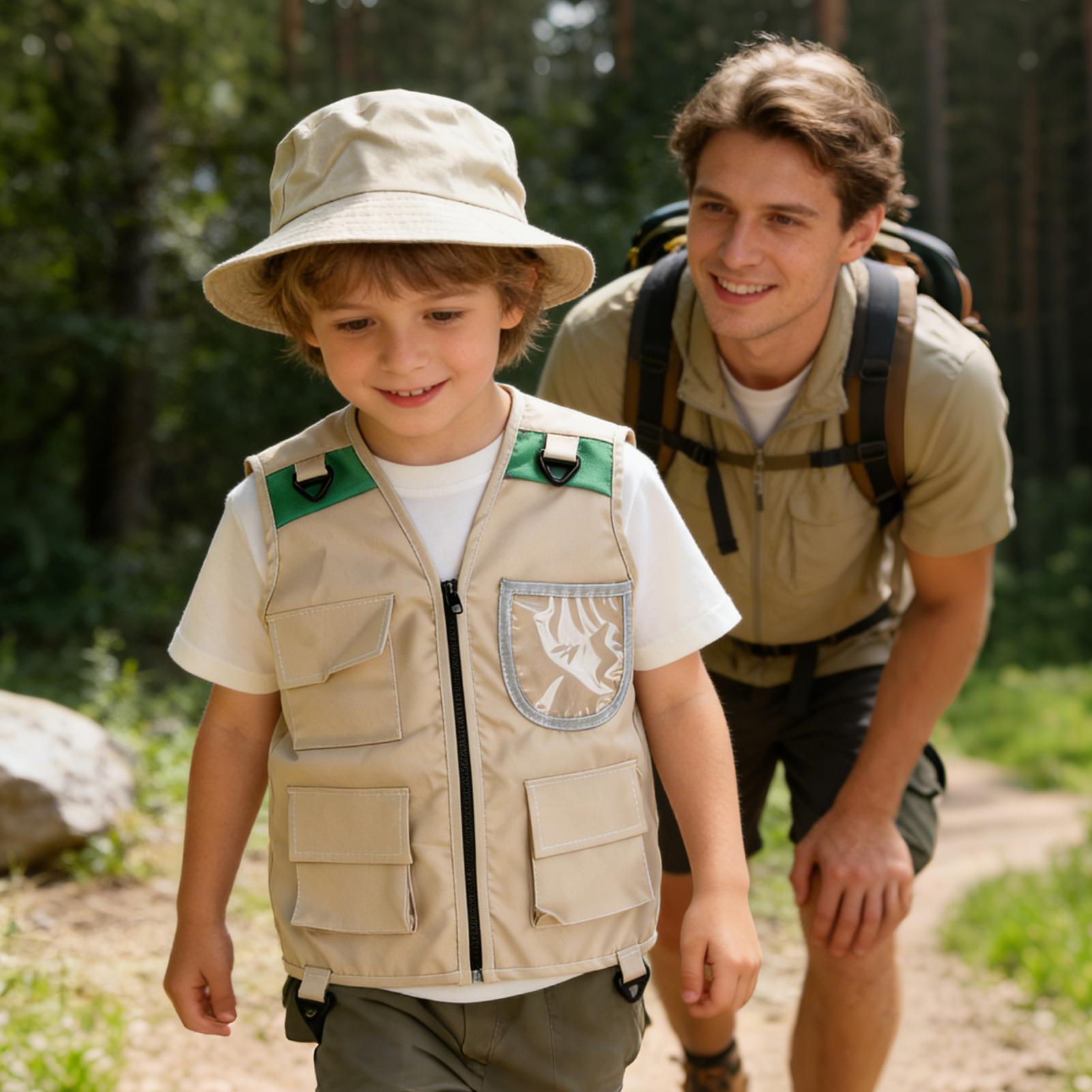 Gilet d'aventure pour enfants, - Fishing Equipment For 6 Year Old avis et prix