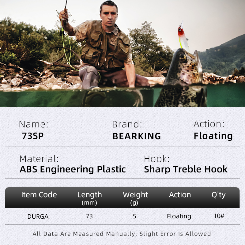 BEARKING nouveau modèle 73mm 5 - Quality Fishing Equipment avis et prix