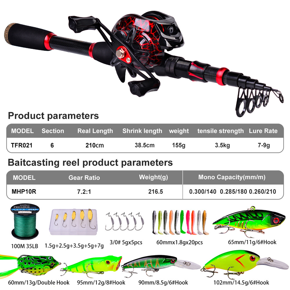 Kit complet de canne à pêche e - Freshwater Fishing Kit avis et prix